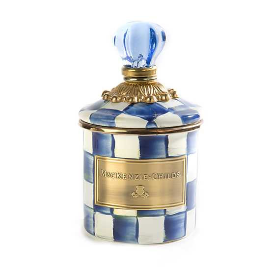 Royal Check Enamel Canister - Mini | MacKenzie-Childs