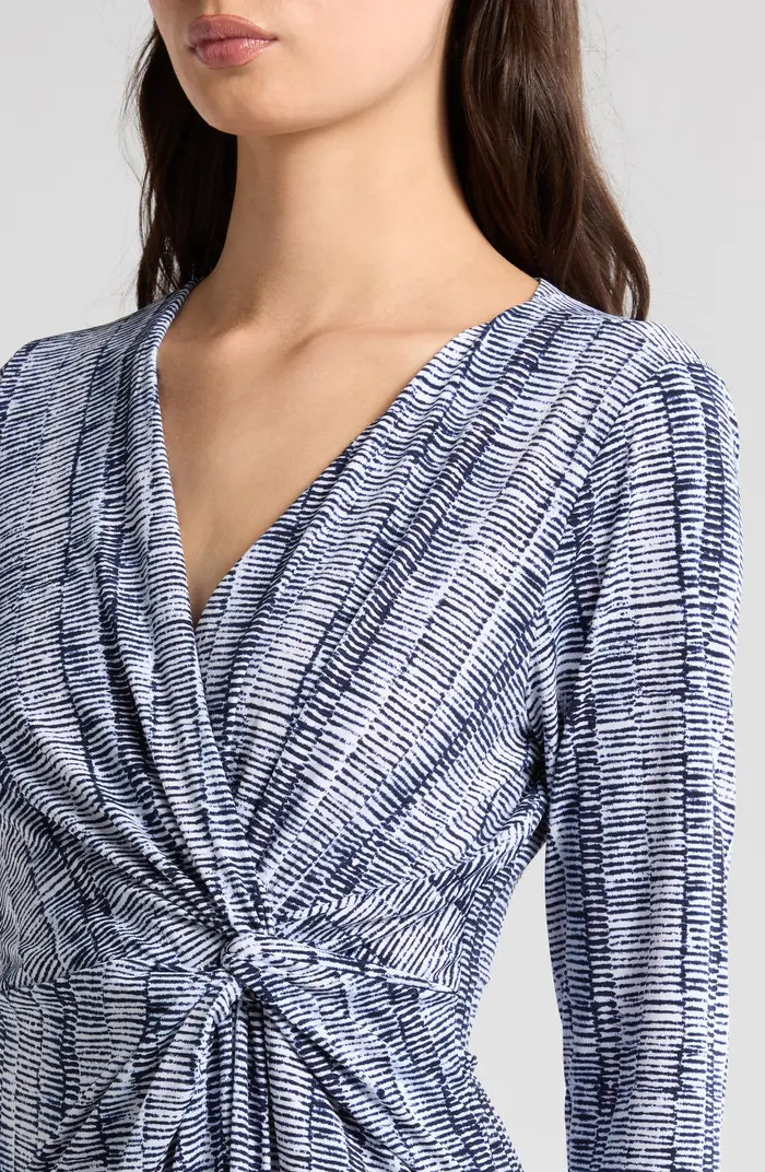 Tommy Bahama Clara Clear Waters Jersey Faux Wrap Dress | Nordstrom | Nordstrom