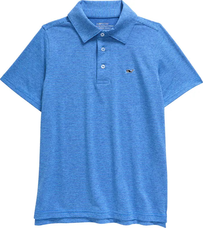 Kids' St. Jean Stripe Sankaty Performance Polo | Nordstrom