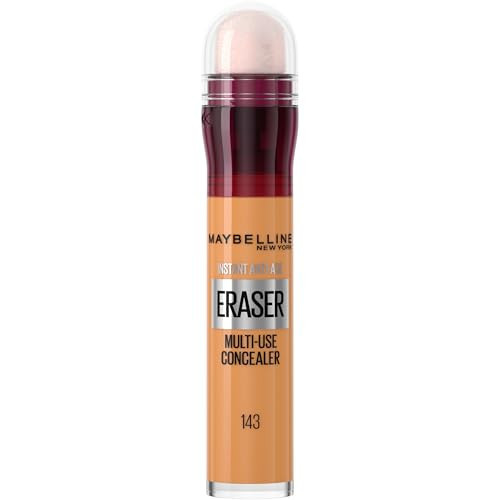 Maybelline Instant Age Rewind Instant Eraser Multi-Use Concealer, Crease-Resistant Coverage, Up to 12HR Moisturizing Wear, 143, 1 Count | Amazon (US)