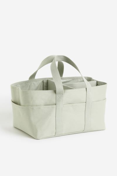 Cotton Canvas Changing Bag - Natural white - Home All | H&M US | H&M (US + CA)