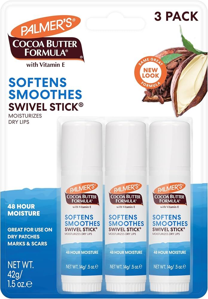 Palmer's Cocoa Butter Formula Moisturizing Swivel Stick with Vitamin E, Lip Balm Valentines Day G... | Amazon (US)