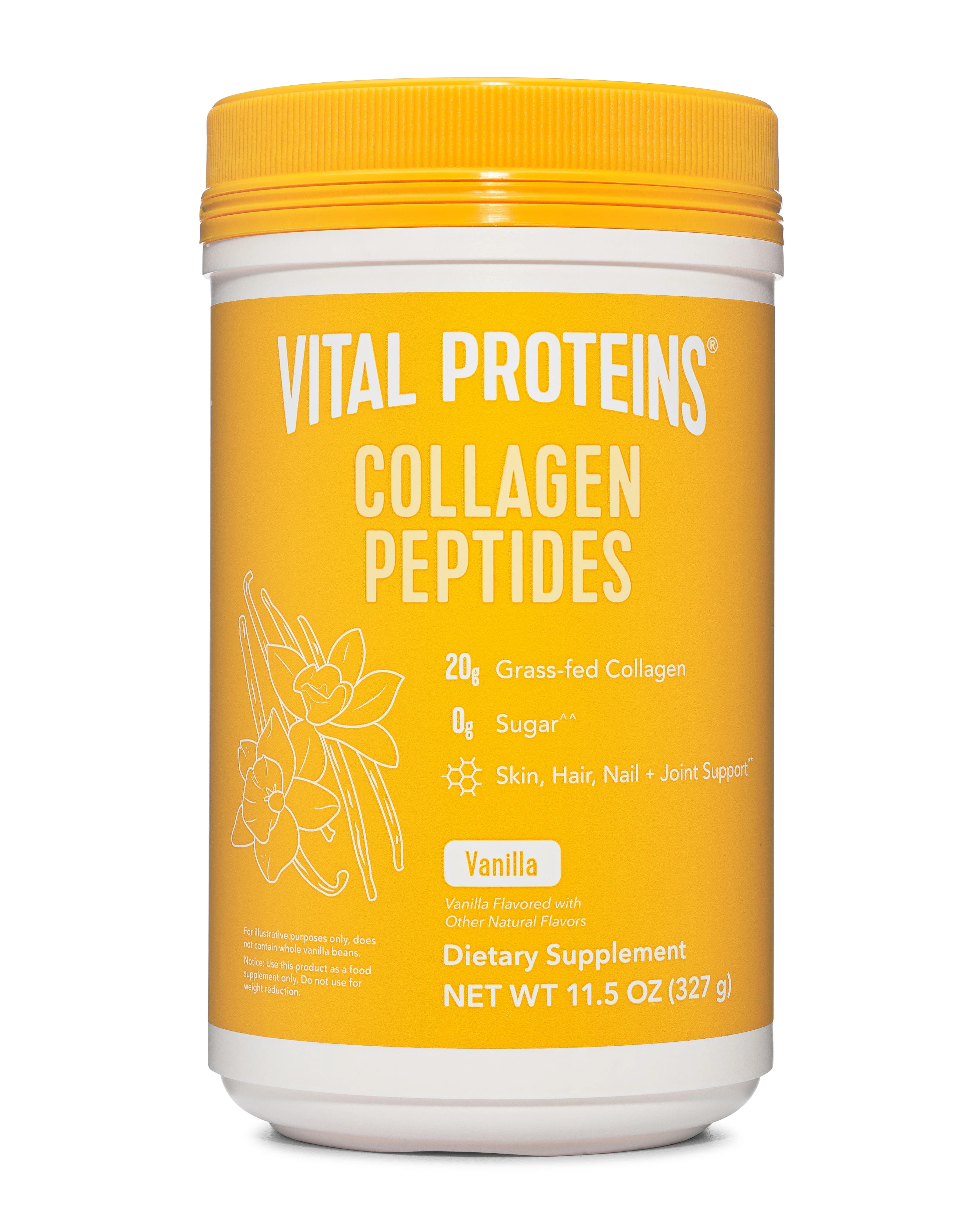 Vital Proteins Grass-Fed Collagen Peptides Powder, Vanilla, 11.5 oz | Walmart (US)