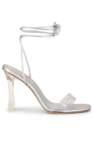 Gloria Heel in Silver | Revolve Clothing (Global)