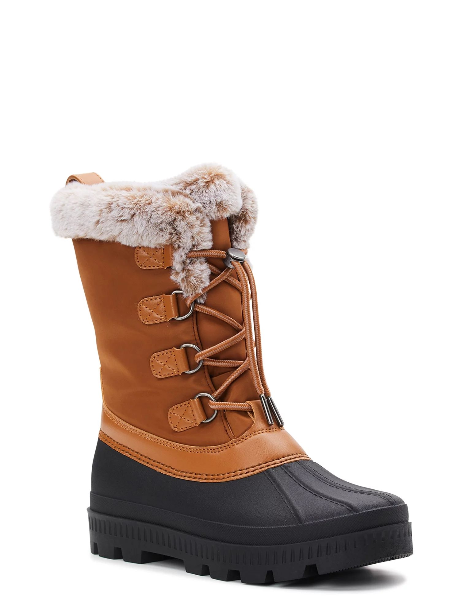 Time and Tru Women’s Lace Up Duck Boots | Walmart (US)