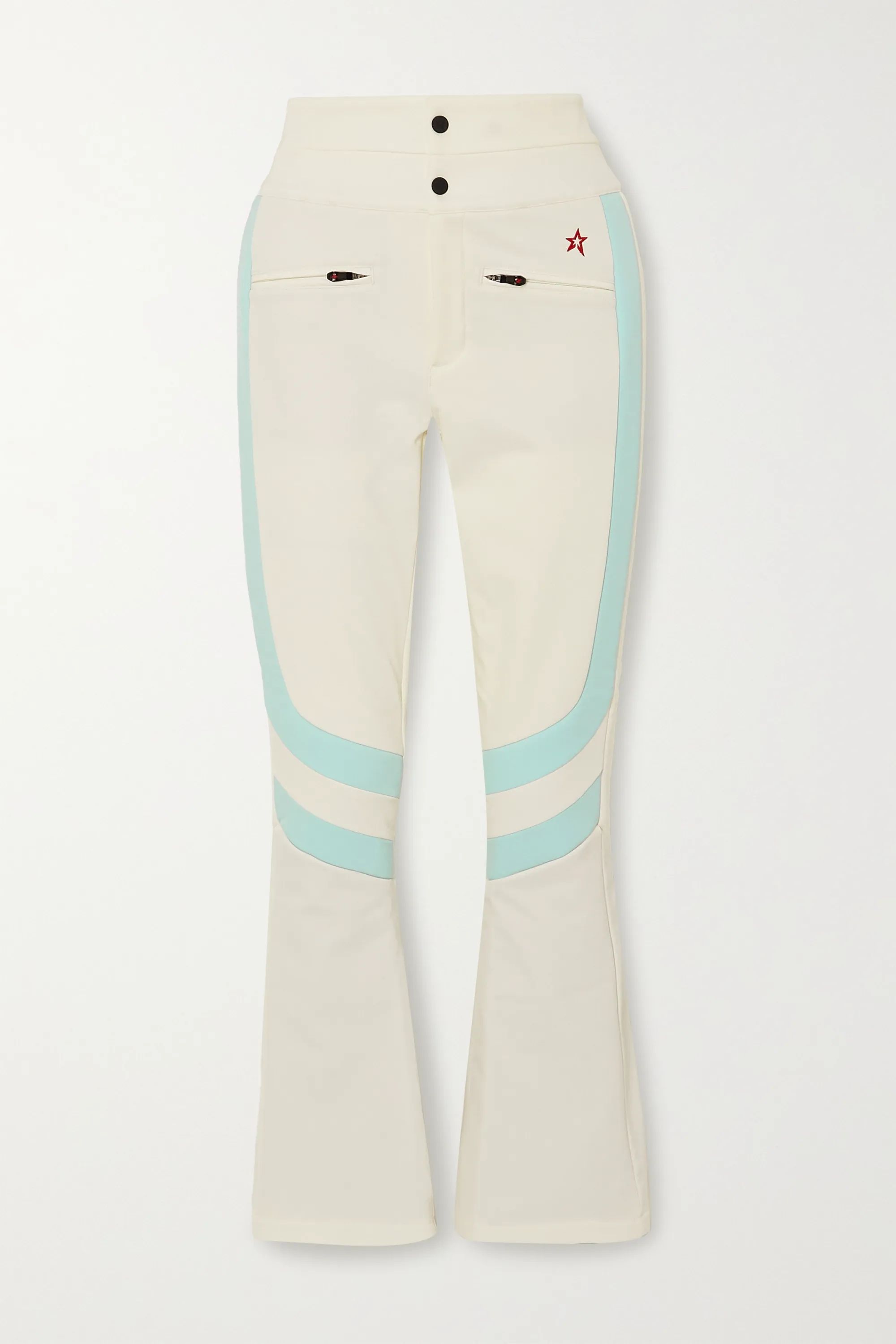 White Aurora two-tone padded flared ski pants | Perfect Moment | NET-A-PORTER | NET-A-PORTER (US)