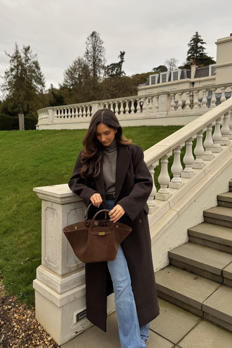 Chocolate brown outfit 🍂🤎☁️