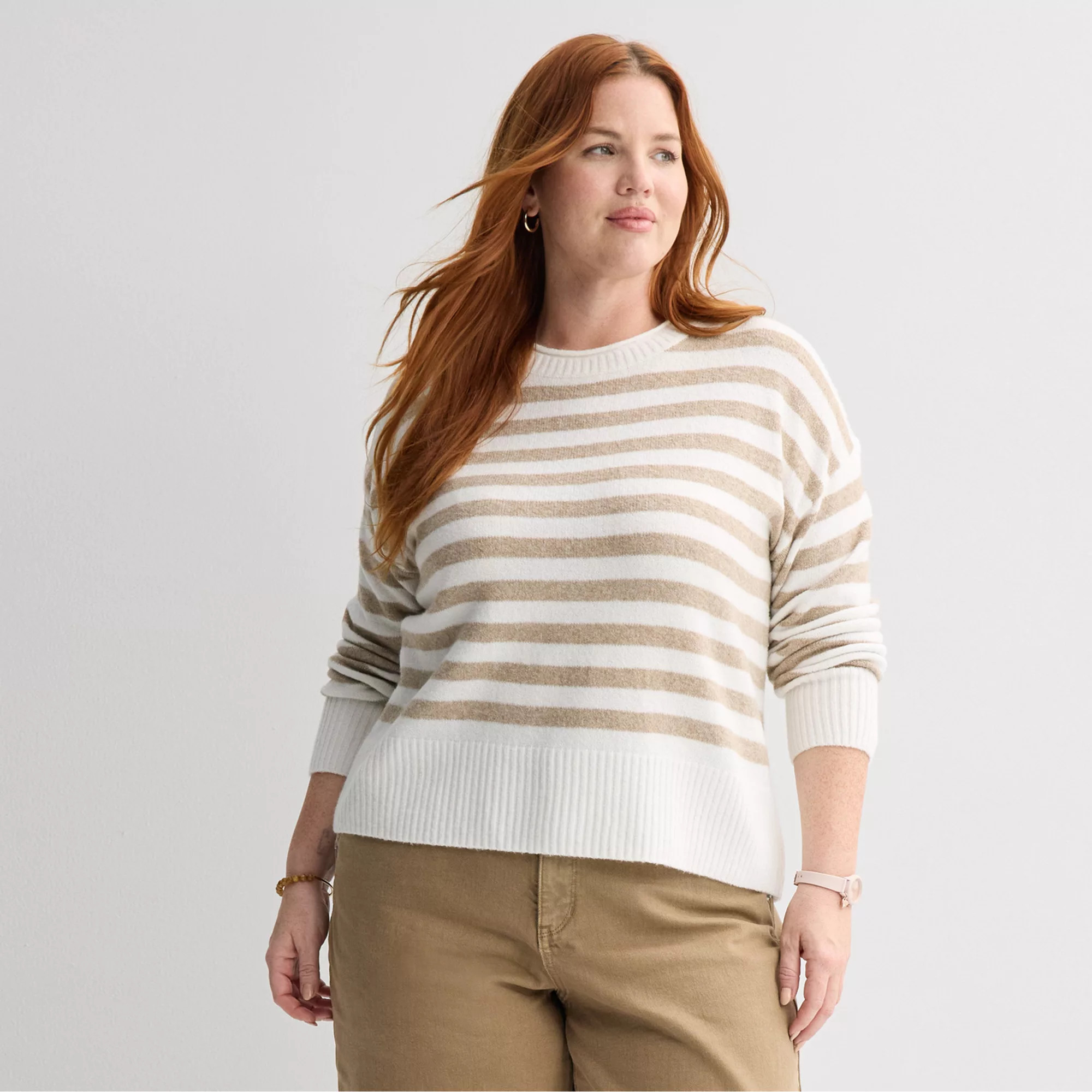 Plus Size Sonoma Goods For Life® Lightweight Rollneck Sweater, Women's, Size: 3XL, Dark Gray Grey | Kohl's