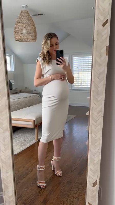 white spring dress is under $40 & bump-friendly // wearing size small & 34 weeks pregnant // shoes are old Schutz

pregnancy style 

#LTKbump #LTKfindsunder100 #LTKstyletip