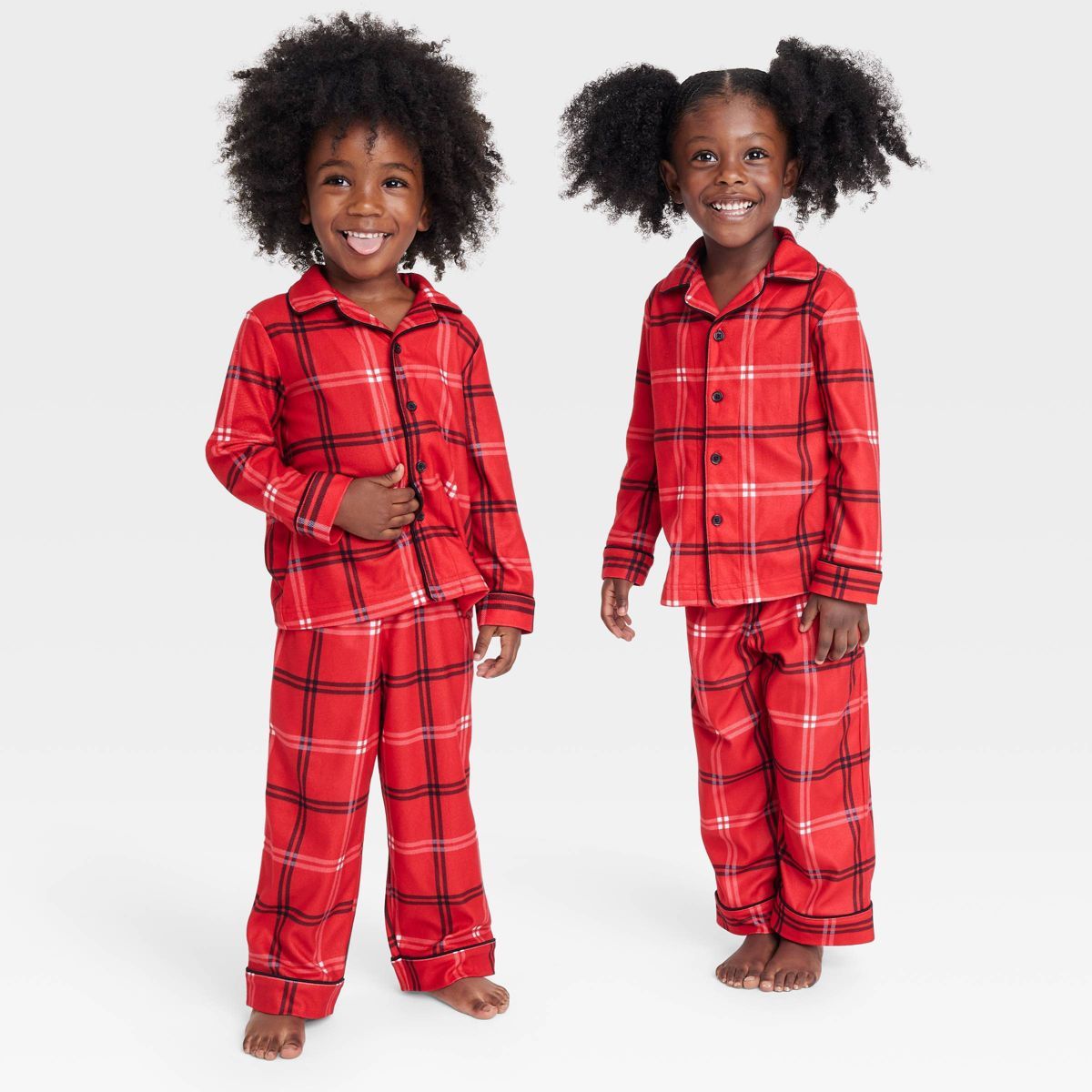 Toddler Plaid Matching Family Pajama Set - Wondershop™ Red | Target