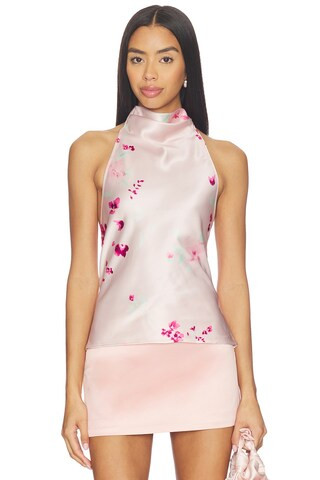Paola Top in Pink Multi | Revolve Clothing (Global)