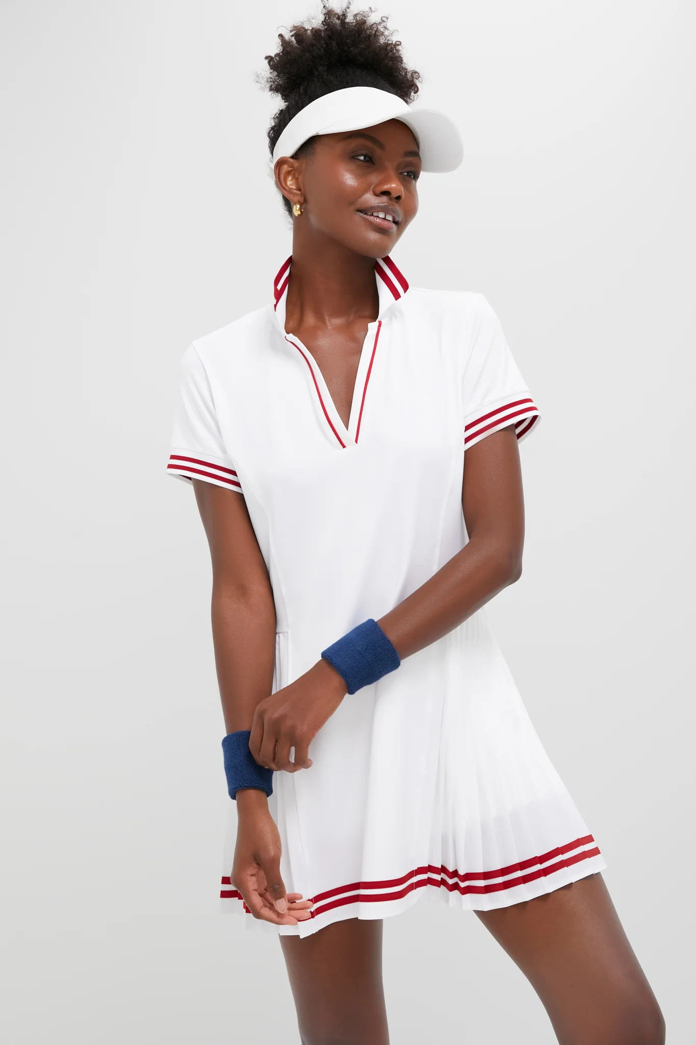 White Performance Jersey Beatrice Tennis Dress | Tuckernuck (US)
