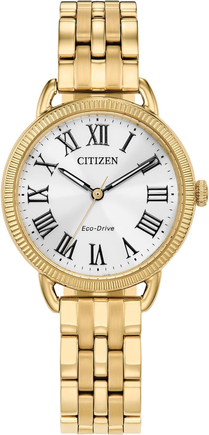 Citizen Ladies' Eco-Drive Classic Coin-Edge Watch, 3-Hand | Amazon (US)