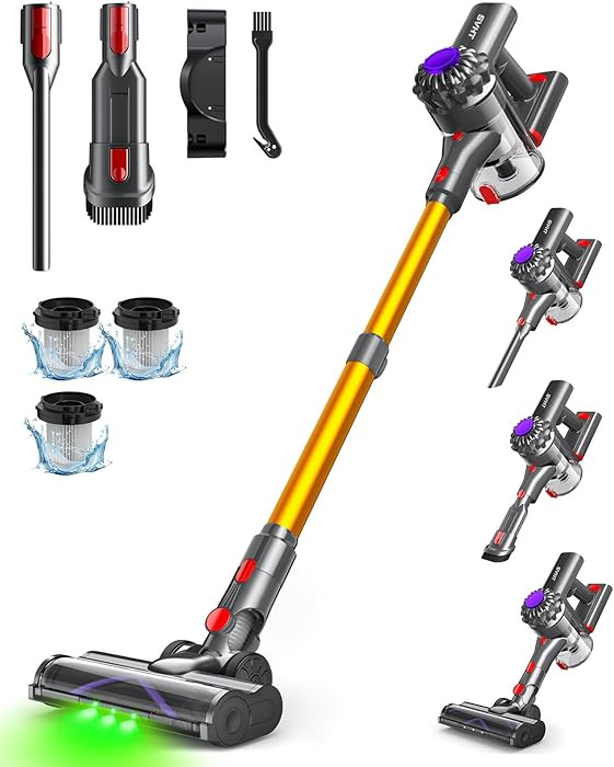 Cordless Vacuum Cleaner, 450W 40KPA Vacuum Cleaners for Home, 45Mins Lightweight Stick Vacuum wit... | Amazon (CA)