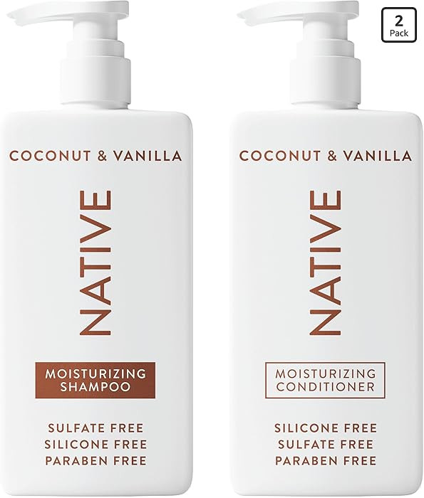 Native Coconut & Vanilla Shampoo and Conditioner Contain Naturally Derived Ingredients | All Hair... | Amazon (US)