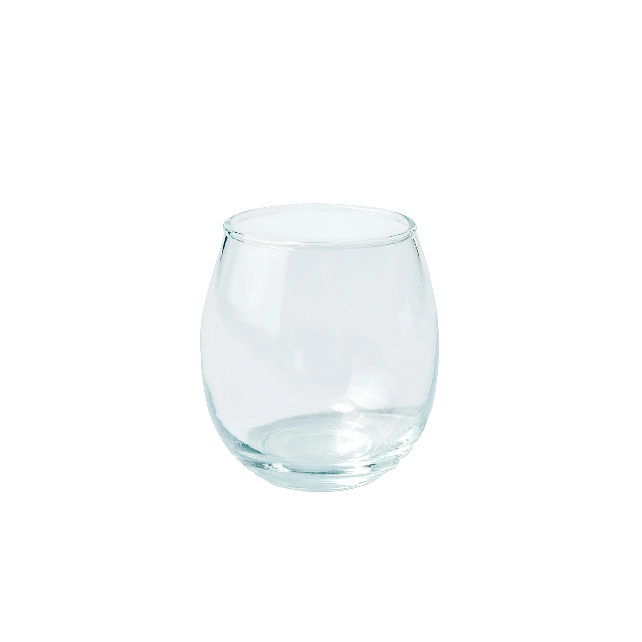 Recycled Stemless Wine Glass | Coastal Kitchen & Dining | Coastal Bleu | Coastal Bleu