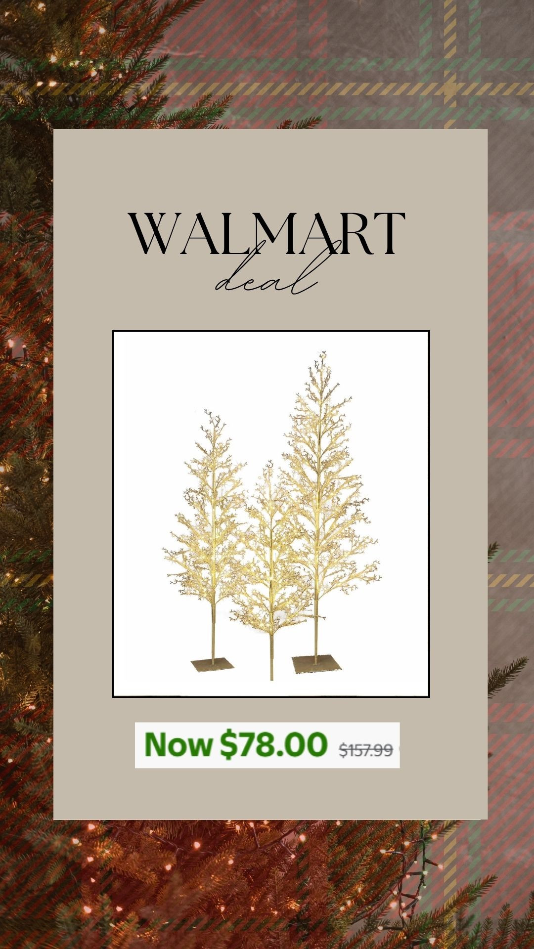 Walmart Holiday Deal | My Texas Lighted Gold Christmas Trees ✨



walmart+deal walmart+holiday+decor lighted+gold+trees christmas+decor+sale holiday+home+deals affordable+holiday+finds prelit+christmas+trees festive+decor+2025 blesserhouse+walmart+finds 

 #LTKCyberWeek #LTKHoliday #LTKSaleAlert
