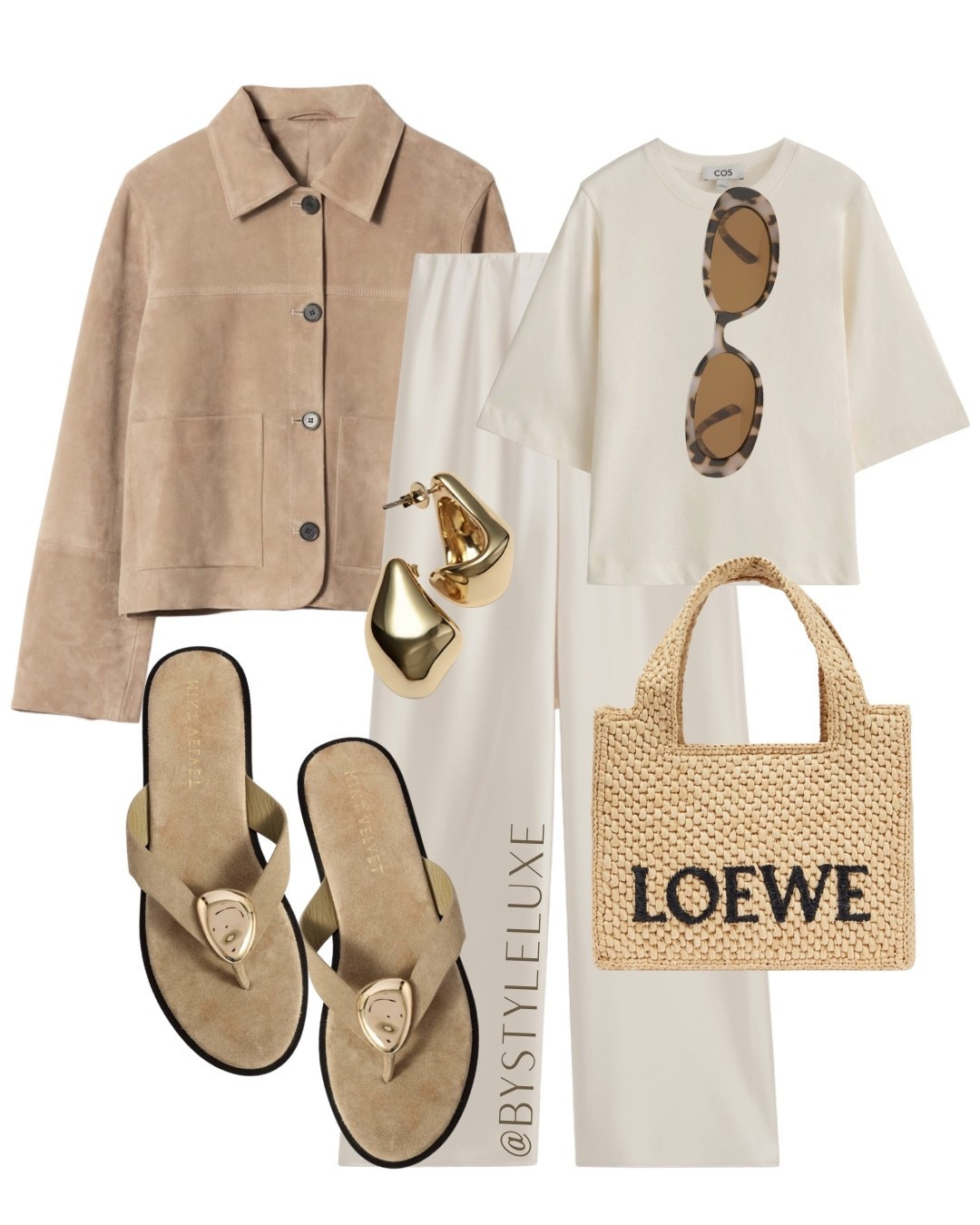SATIN TROUSERS - A chic and polished neutral outfit mixing suede with satin 

#jacket #satintrousers #sandals

#LTKspring #LTKsummer #LTKuk