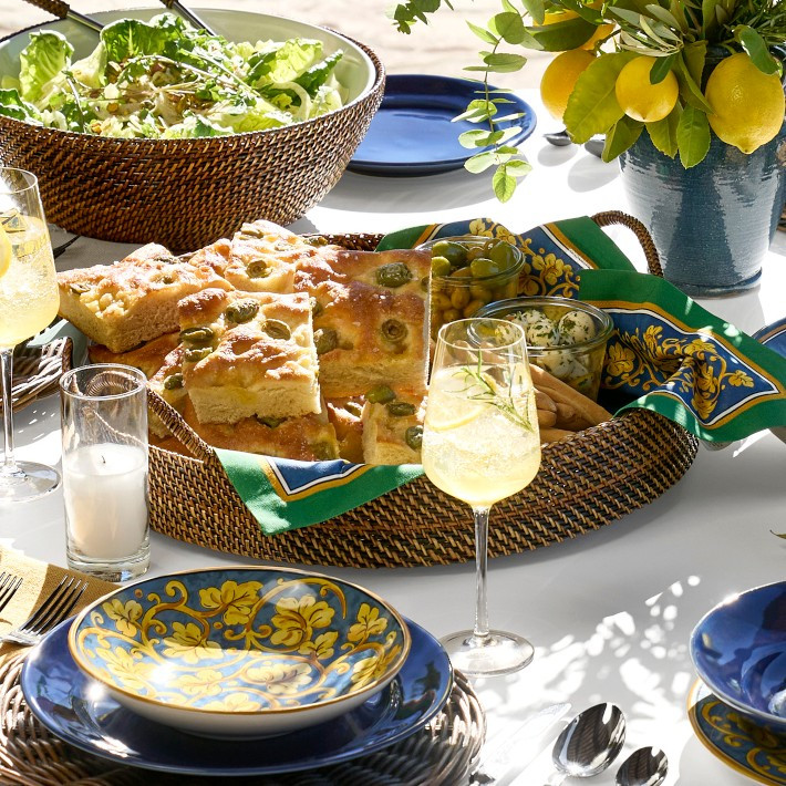 Nito Round Tray | Williams-Sonoma