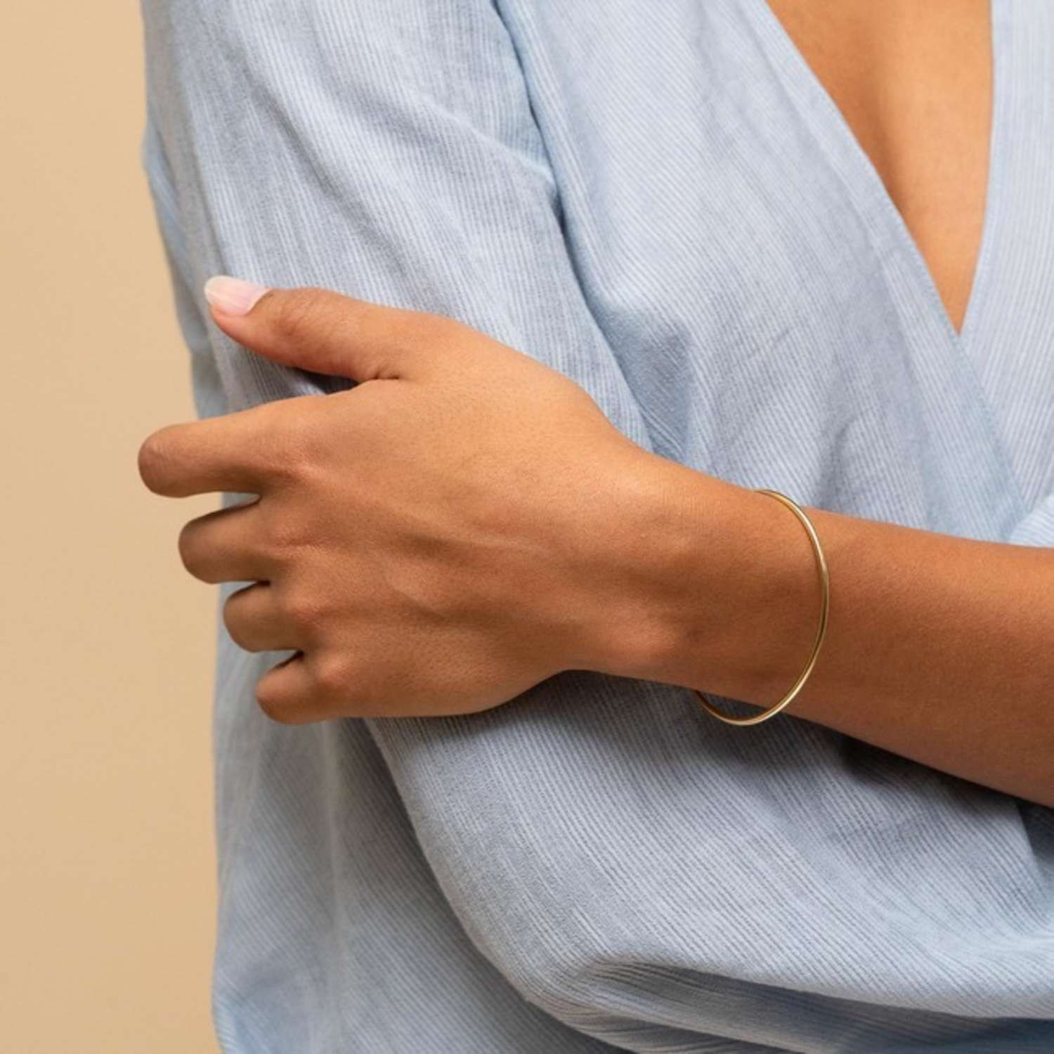 Thin Flexi Bangle | Mejuri Fine Crew