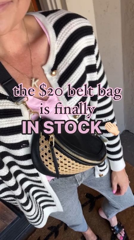 $20 belt bag is finally in stock!! Total designer vibes🖤 the perfect spring and summer Mom bag!

#LTKfindsunder50 #LTKSeasonal #LTKitbag