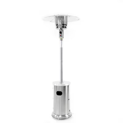 Master Forge 48000-BTU Stainless Steel Stainless Steel Floorstanding Liquid Propane Patio Heater | Lowe's