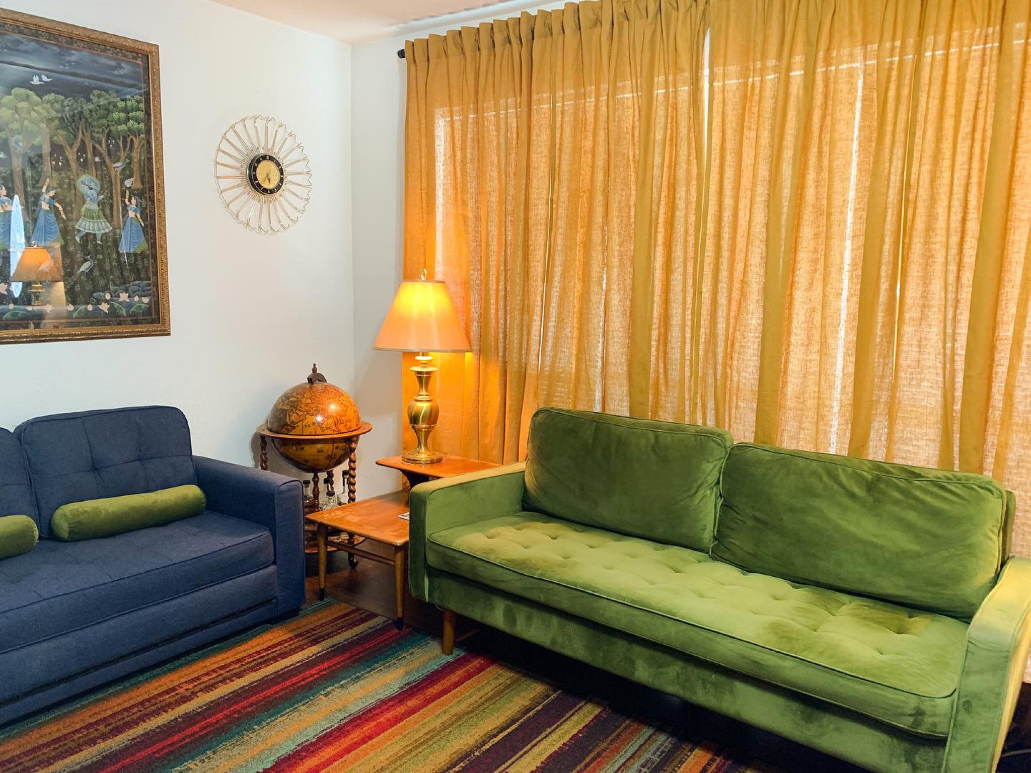 Mid-century modest living room 💛

#LTKhome