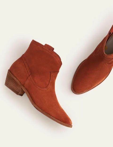 Allendale Ankle Boots - Red Oak | Boden US | Boden (US)