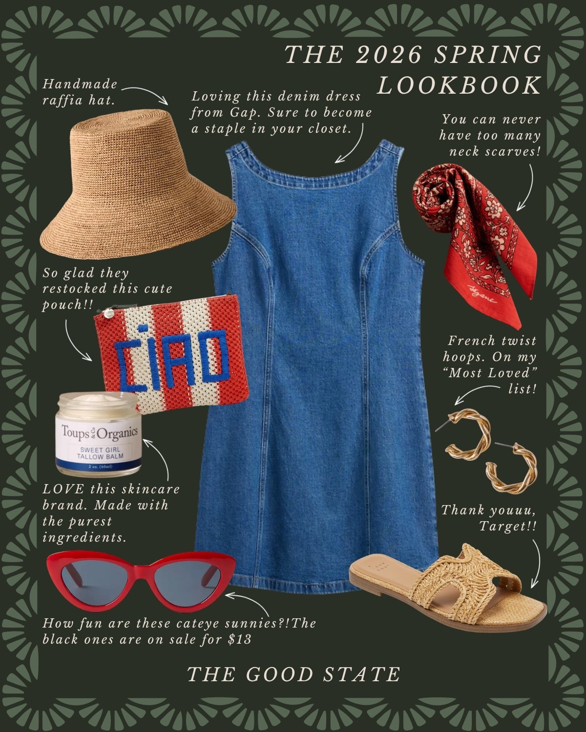 This collection is for the Springtime girlies coming more and more alive as the weather warms up. For the ones who get giddy when they see flowers blooming and who embrace Spring showers…because it means they get to wear their favorite rainboots lol. This is for the ones living in flowy dresses all season and who love layering colorful cardigans with any outfit. For the ladies layering alllllll the happy colors and fun prints and patterns. This is for the farmers market girlies living their best life with an iced latte in one hand, flaky croissant in the other and a bouquet of fresh flowers in their market tote. For the ones with sun-kissed skin from gardening all weekend. This is for the ones who love all things red and who are always looking for a way to add a playful pop of red to their outfit. For the floral wearers, gingham enthusiasts and the girlies who always have a picnic blanket in their car. For the gals with a collection of fun neck scarves and the one who loves a good ballcap. This is for you my Springtime girlies. May you embrace all the happy colors and sunshiney days that this season holds☀️


#LTKActive #LTKootd #LTKSaleAlert