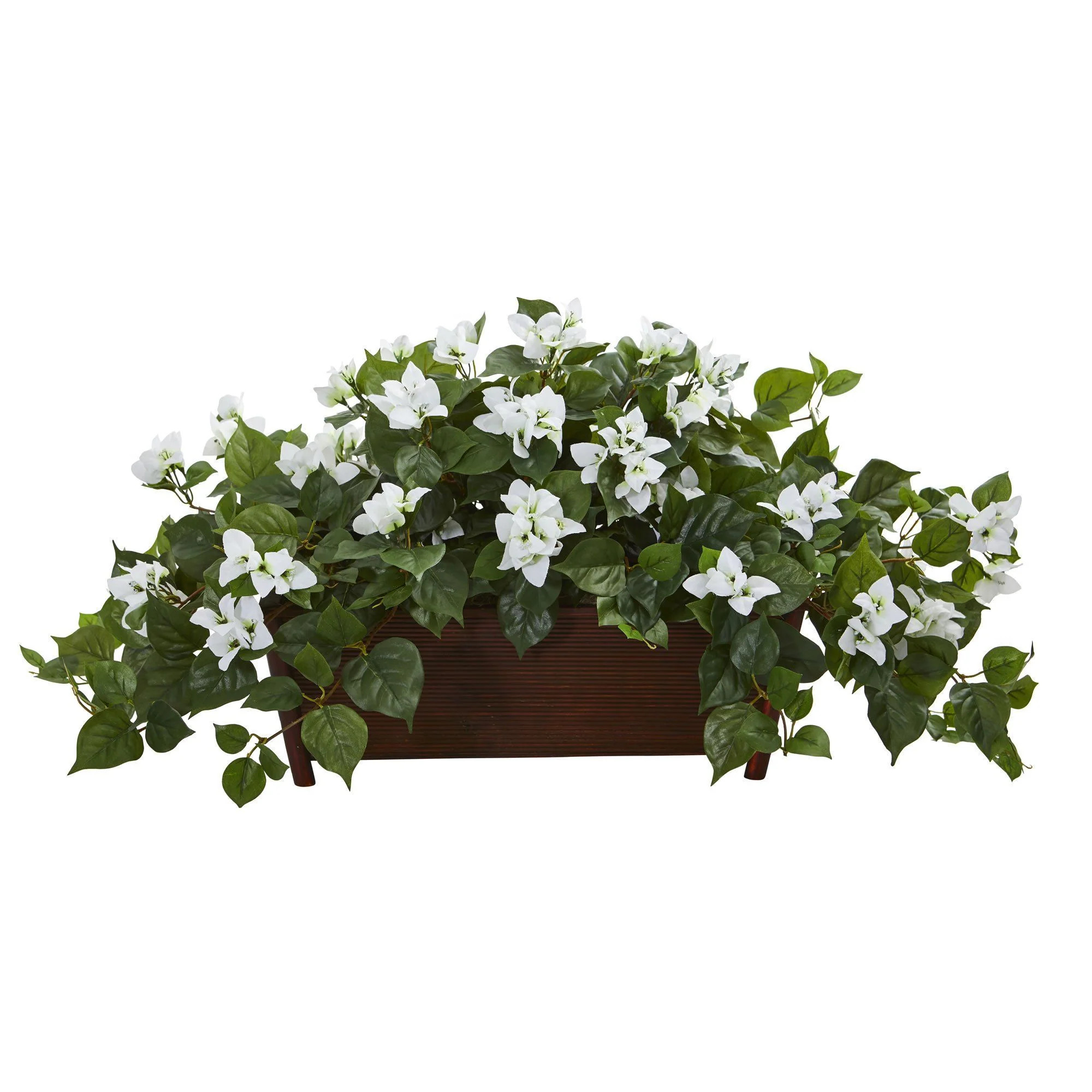 Bougainvillea Artificial Plant in Decorative Planter 8218 Nearly Natural | Nearly Natural