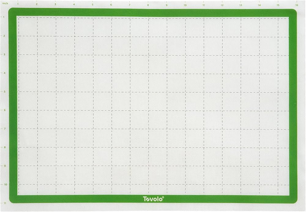 Tovolo TrueBake Sil 1/2 Sheet Pan Mat w/Grid for Baking, Food and Meal Prep, Cooking and More | Amazon (US)