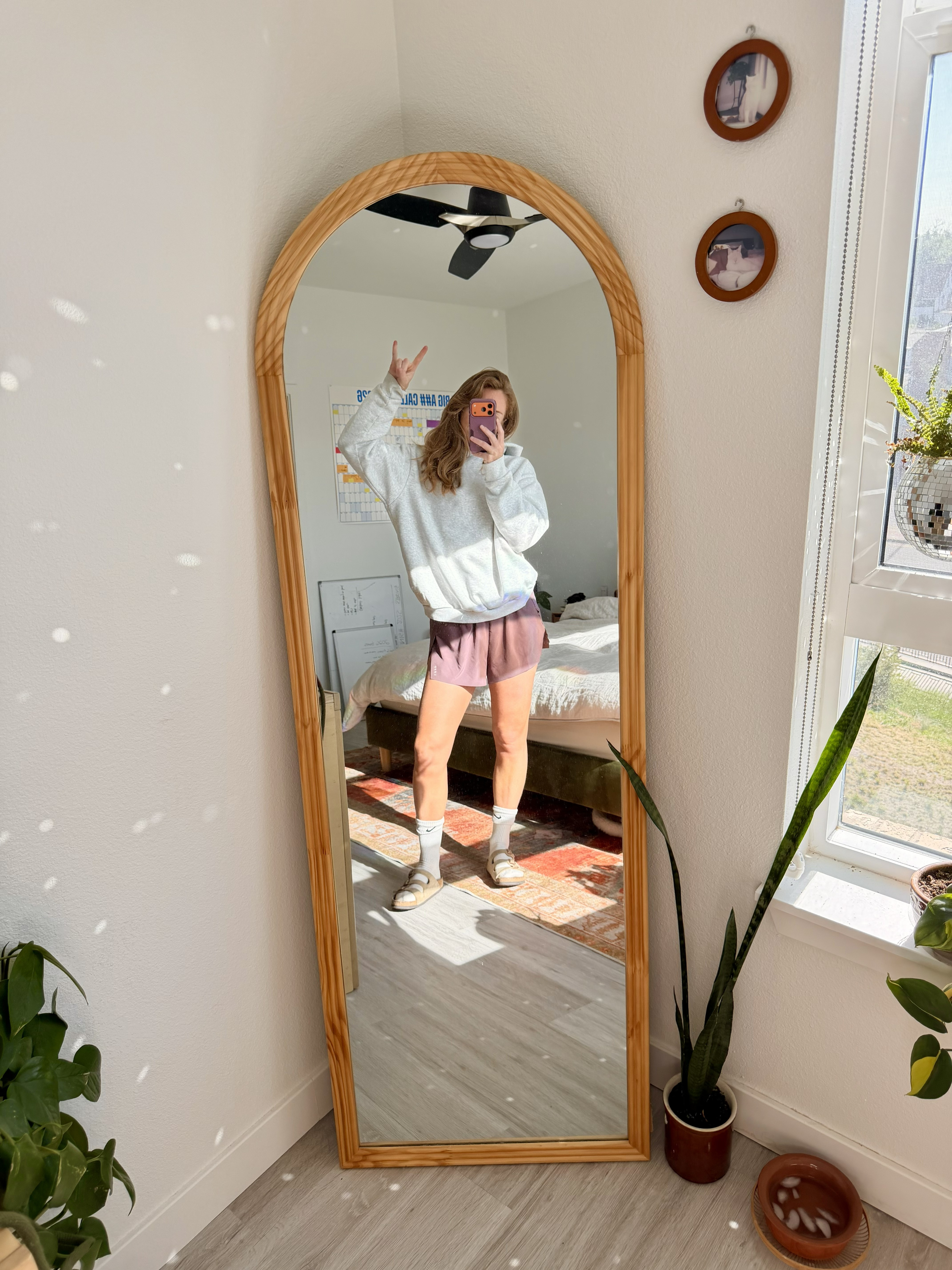 The “threw this on” fit that somehow always works. Oversized hoodie, comfy shorts, crew socks + sandals = my kind of everyday uniform. Easy, cozy, and actually cute. 

 #LTKselfcare #LTKActive #LTKTravel
