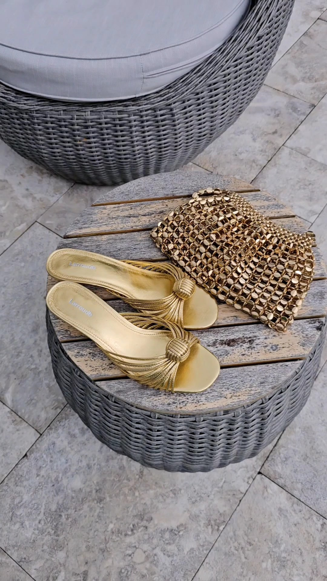 Some pieces don’t just complete a look - they define it. @Larroude 👌These  Valerie Mules bring sculptural elegance and modern refinement, making every step feel like a statement 💛 btw, they also come in silver and as a pump, platform sandals 😍#larroude #gifted 

#LTKSaleAlert #LTKStyleTip #LTKShoeCrush