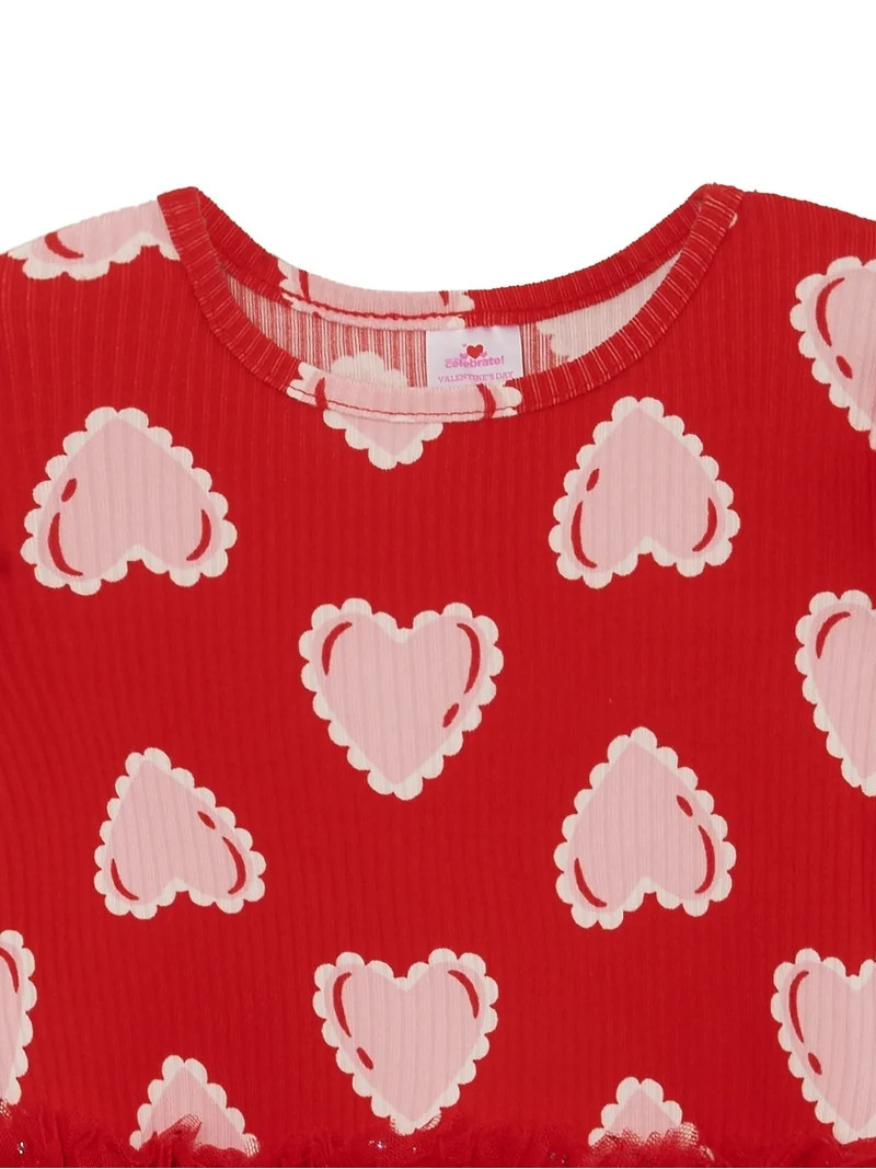 Way to Celebate Girls Vday Tutu, Sizes 12M- 5T | Walmart (US)