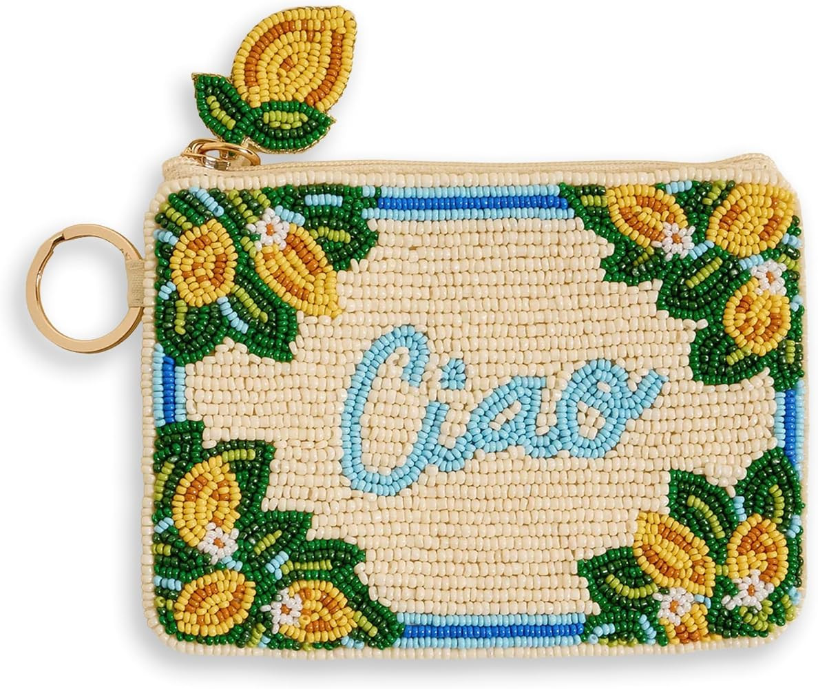 The Darling Effect Ciao Handcrafted Beaded Pouch | Amazon (US)