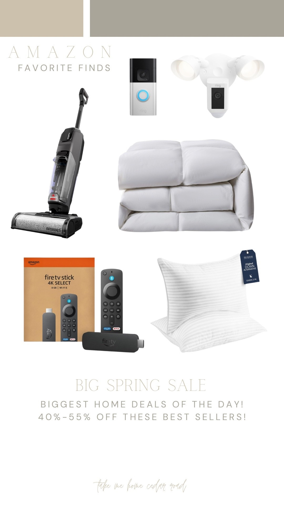HUGE price drops on these best sellers during the Amazon Big Spring Sale! I just ordered the duvet insert, amazing reviews. We own the pillows and love them! Fire stick is lowest price I’ve seen in a while! #ad #founditonamazon @amazon