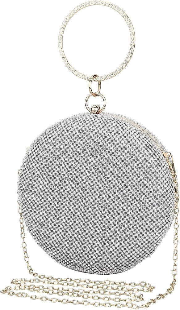 UBORSE Evening Clutch Bag for Women Rhinestone Wedding Party Bridal Handbag Ladies Vintage Beaded... | Amazon (UK)