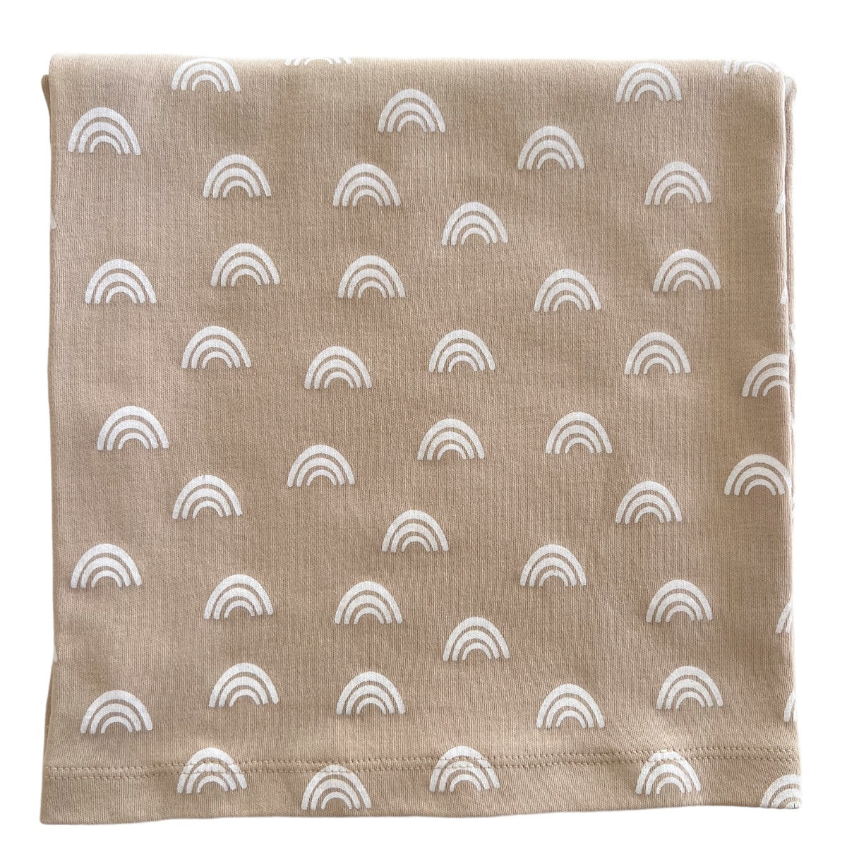 Tan Rainbow / Organic Swaddle | SpearmintLOVE