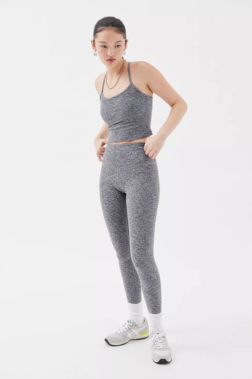 Beyond Yoga Caught In The Midi Space-Dye High-Waisted Legging | Urban Outfitters (US and RoW)