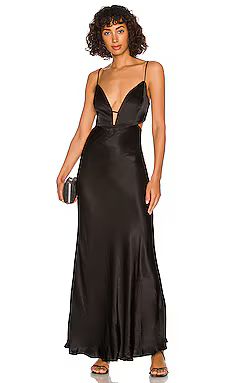 Bardot Karlotta Slip Dress in Black from Revolve.com | Revolve Clothing (Global)