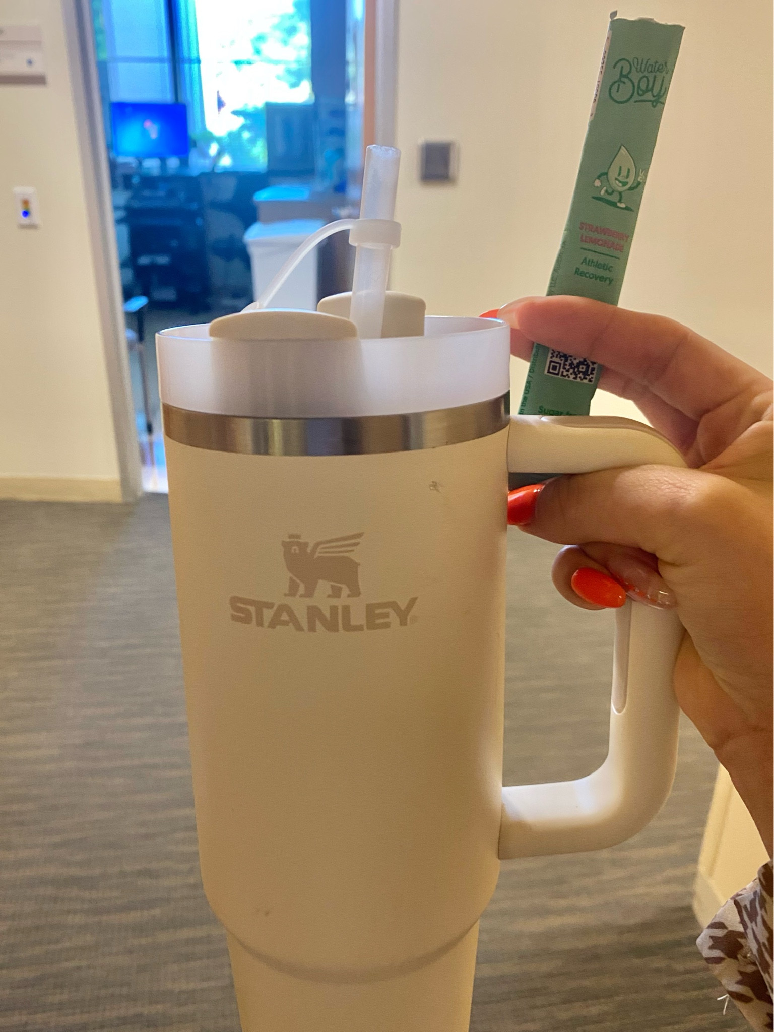 Workout ready! Drinking Water Boy water hydration which includes electrolytes, l-theanine, vitamins, and 0g of sugar (sweetened w small dose of organic stevia)! 10g of calories. 2960mg of electrolytes 

#LTKhome #LTKfitness #LTKtravel