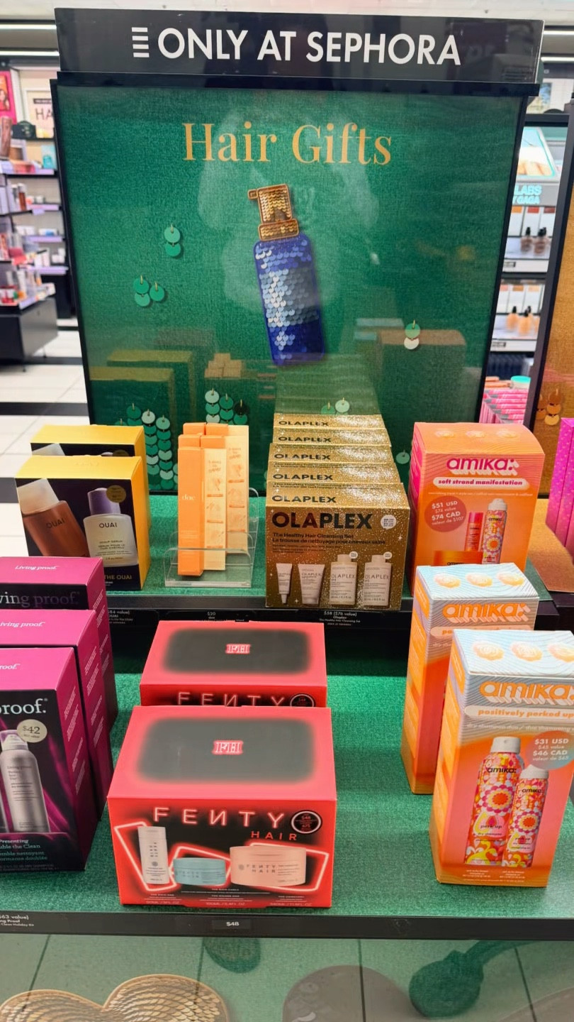 LTK Post: Hair Care Gift Ideas 🎁✨
Exclusive Sephora @ Kohl’s finds — perfect for gifting, stocking stuffers, or treating yourself this holiday season!

From frizz-fighters to deep-hydration masks and must-have holiday sets, these luxe hair-care favorites are all available at Kohl’s for a limited time.Tap to shop your new hair-care essentials ✨

Plus: Gifts for all (20% off your basket!) + 30% off Sephora Collection ✨
Stock up on beauty favorites and cross off your gift list in one stop!

#ad #LTKHoliday #Kohls #SephoraAtKohls #HairCareGifts #HolidayGifting

#LTKGiftGuide #LTKHoliday