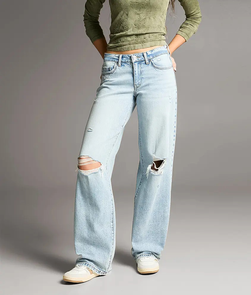 Taylor Low Slung Baggy Wide Leg Stretch Jean | Buckle