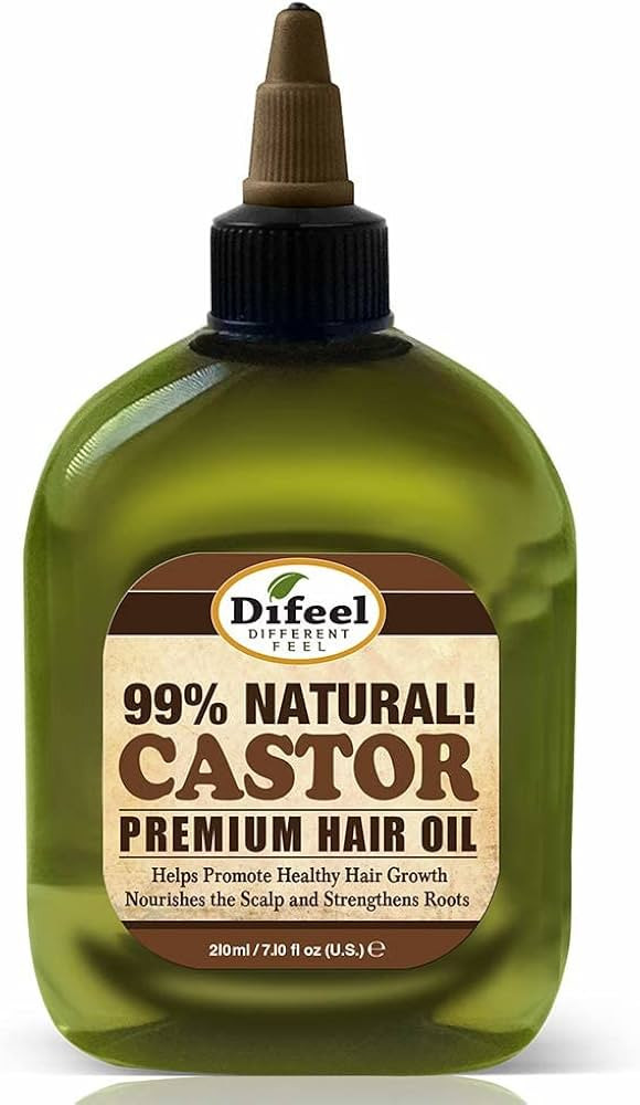 Difeel Premium 99% Natural Castor Hair Oil 7.1 Ounce - Natural Castor Oil for Hair Growth | Amazon (US)