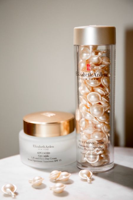 Pure. Potent. Precise. @elizabetharden 🧖🏻‍♀️♥️ The advanced ceramide capsules daily youth restoring serum has triple the anti-aging power for visibly firmer, smoother, healthy-looking skin. I love pairing the serum with the Advanced Ceramide Lift and Firm Day Cream SPF15. The ultralight dry skin moisturizer provides all-day hydration to help restore a more sculpted, youthful look. #ElizabethArden 

#LTKbeauty #LTKMostLoved #LTKfindsunder100