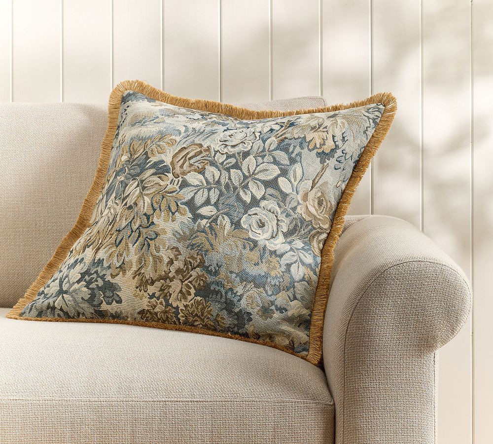 Campbell Fringe Pillow Cover | Pottery Barn (US)