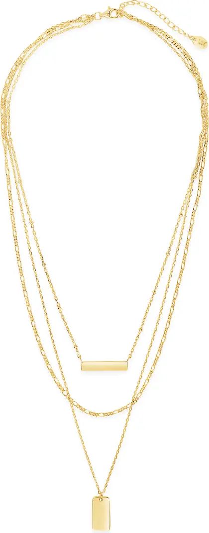 Sterling Forever Layered Bar Necklace | Nordstrom | Nordstrom