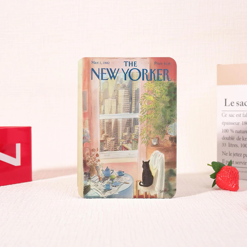 New Yorker Cat Kindle/Kobo Case - Stylish Protective Cover with Auto Wake/Sleep, Compatible with ... | Etsy (Global)