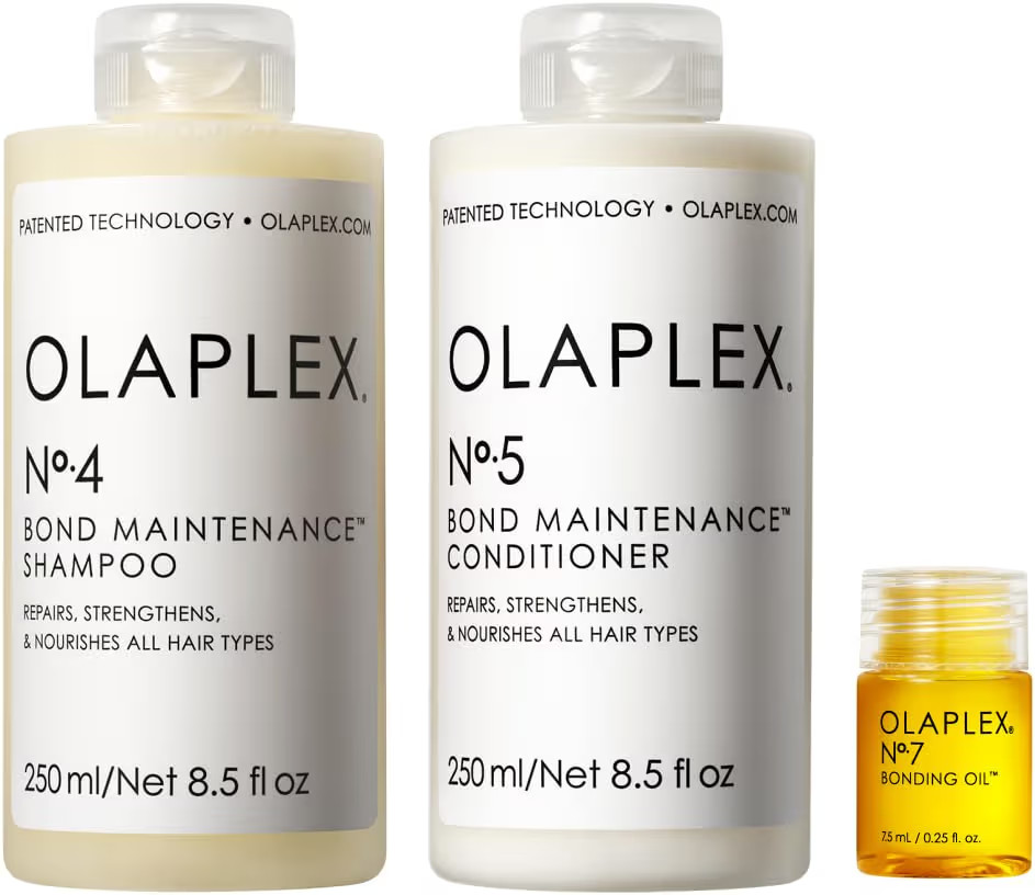 Olaplex Wash and Shine Hair Kit: No. 4, 5, 7, Shampoo & Conditioner Set | Cleanse, Hydrate, & Con... | Amazon (US)