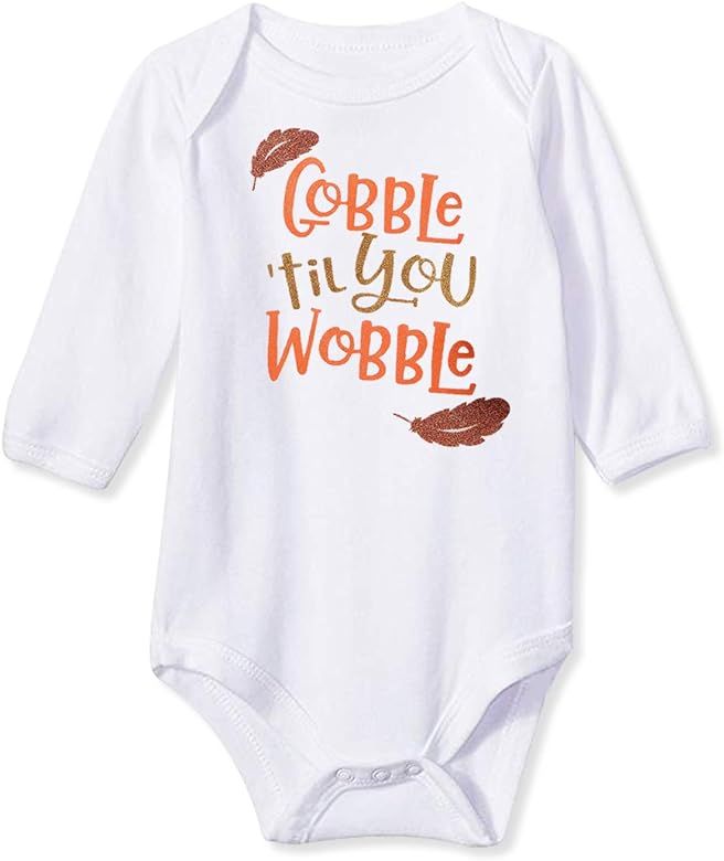 Baby Boys Girls Romper Bodysuit Infant Funny Jumpsuit Outfit 0-18M | Amazon (US)